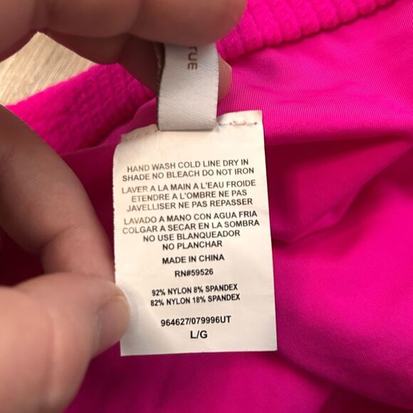 BECCA by Rebecca Virtue Pucker Up Danielle High-Cut Bikini Bottoms Size Large - Picture 6 of 9